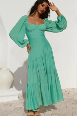 Like A Princess Maxi Dress Green