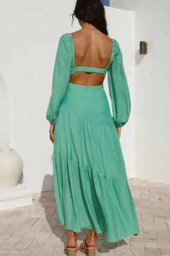 Like A Princess Maxi Dress Green