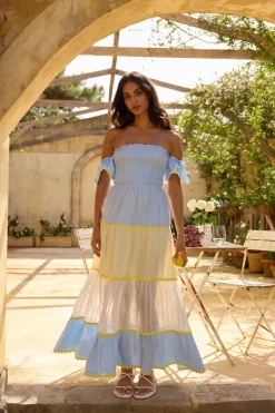 Lillis and Lemons Maxi Dress Blue