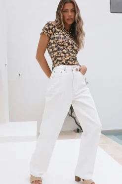 LIONESS Saint Tie Tee Vintage Floral