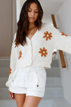 Lost Dreamer Knit Cardigan Natural