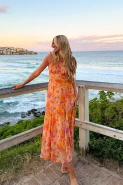 Lost In Paradise Maxi Dress Yellow