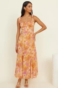 Lost In Paradise Maxi Dress Yellow