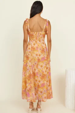 Lost In Paradise Maxi Dress Yellow