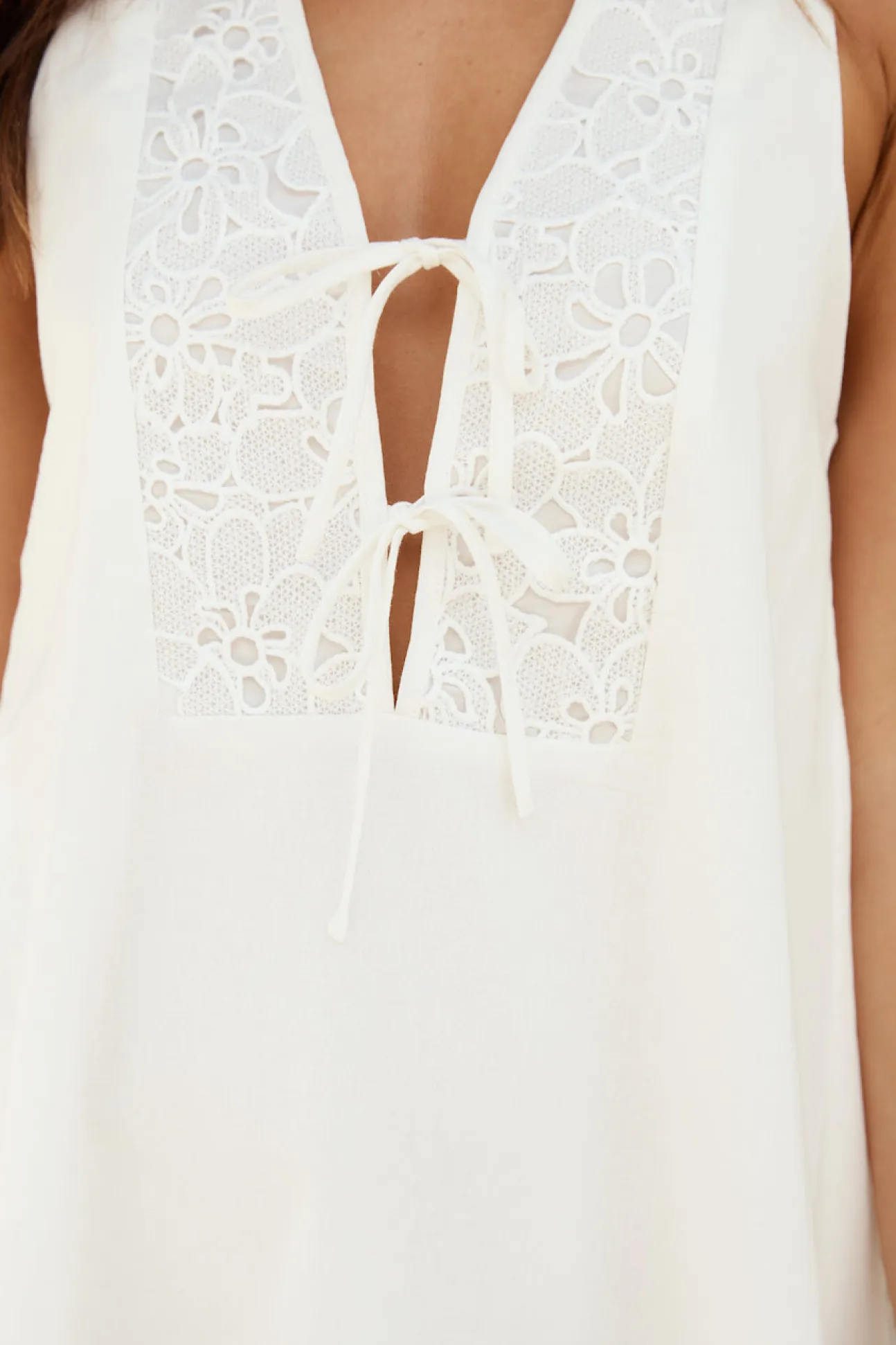Love In Limoncello Mini Dress White