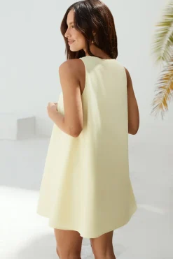 Love In Limoncello Mini Dress Yellow