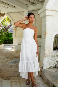 Love In The Summer Maxi Dress White