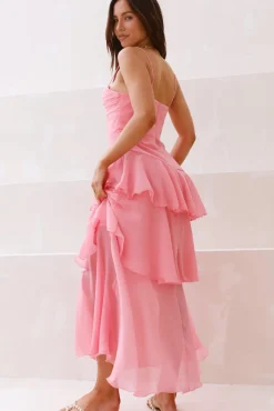 Love Locket Maxi Dress Pink