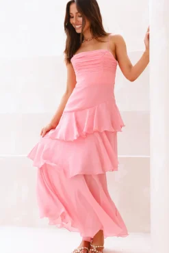 Love Locket Maxi Dress Pink
