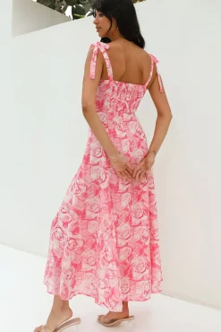 Lovers Dance Maxi Dress Pink