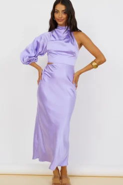 Love Spiral Maxi Dress Purple