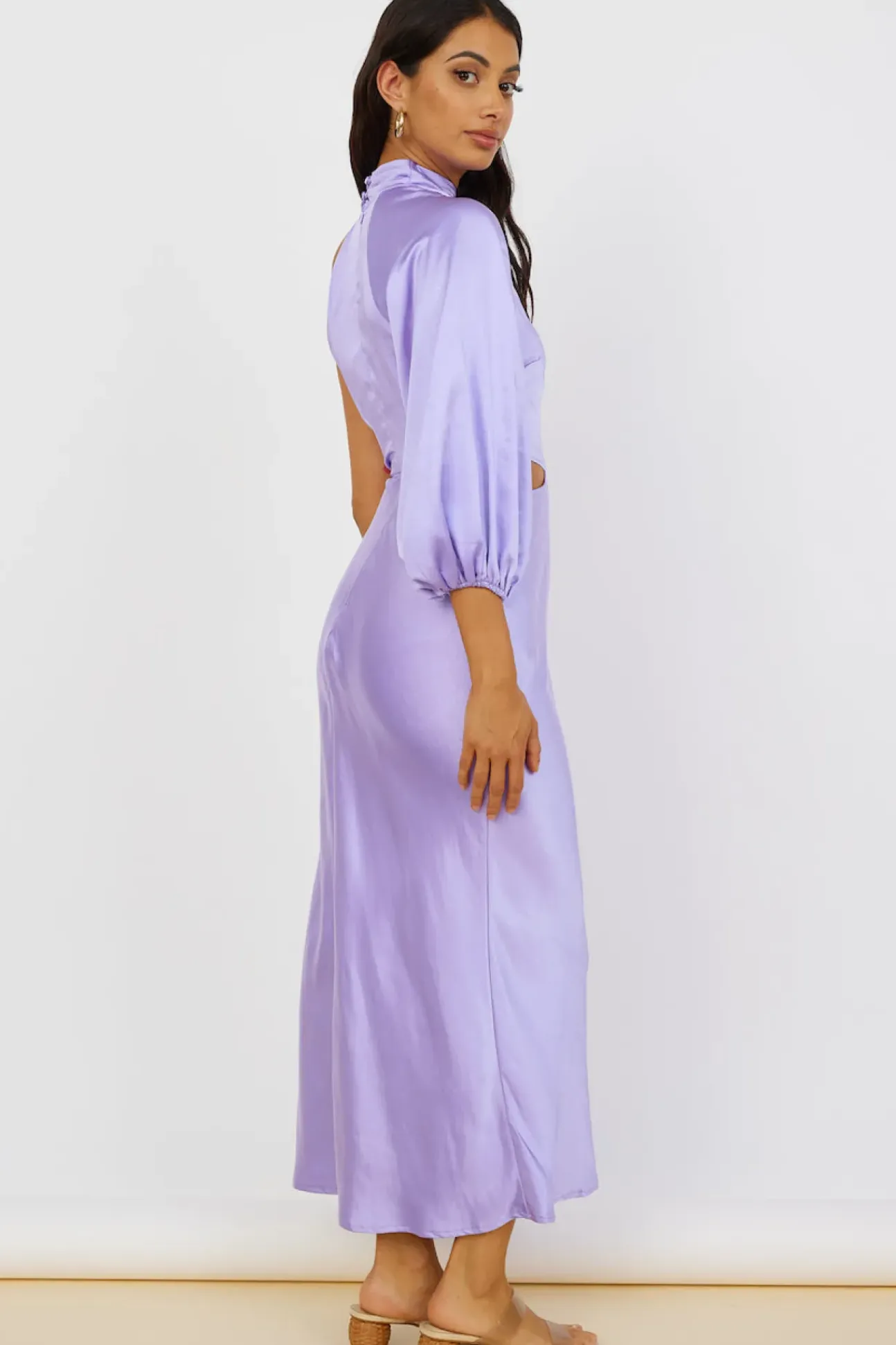 Love Spiral Maxi Dress Purple