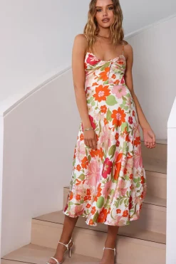 Love Strong Midi Dress Multi