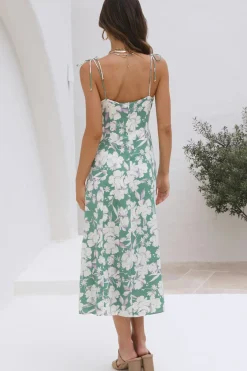 Low Tide Maxi Dress Green