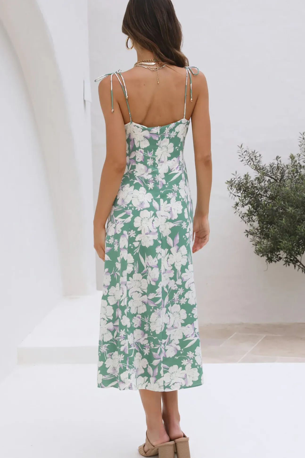 Low Tide Maxi Dress Green