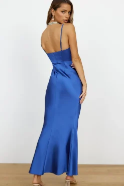 Lucky Moments Maxi Dress Blue
