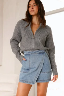 Luella Knit Top Grey