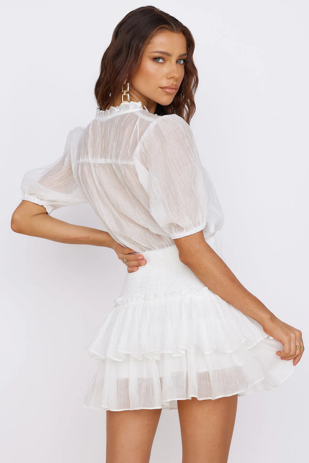 Luminous Joy Dress White