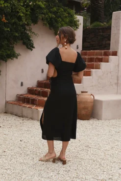 Luna Eclipse Maxi Dress Black
