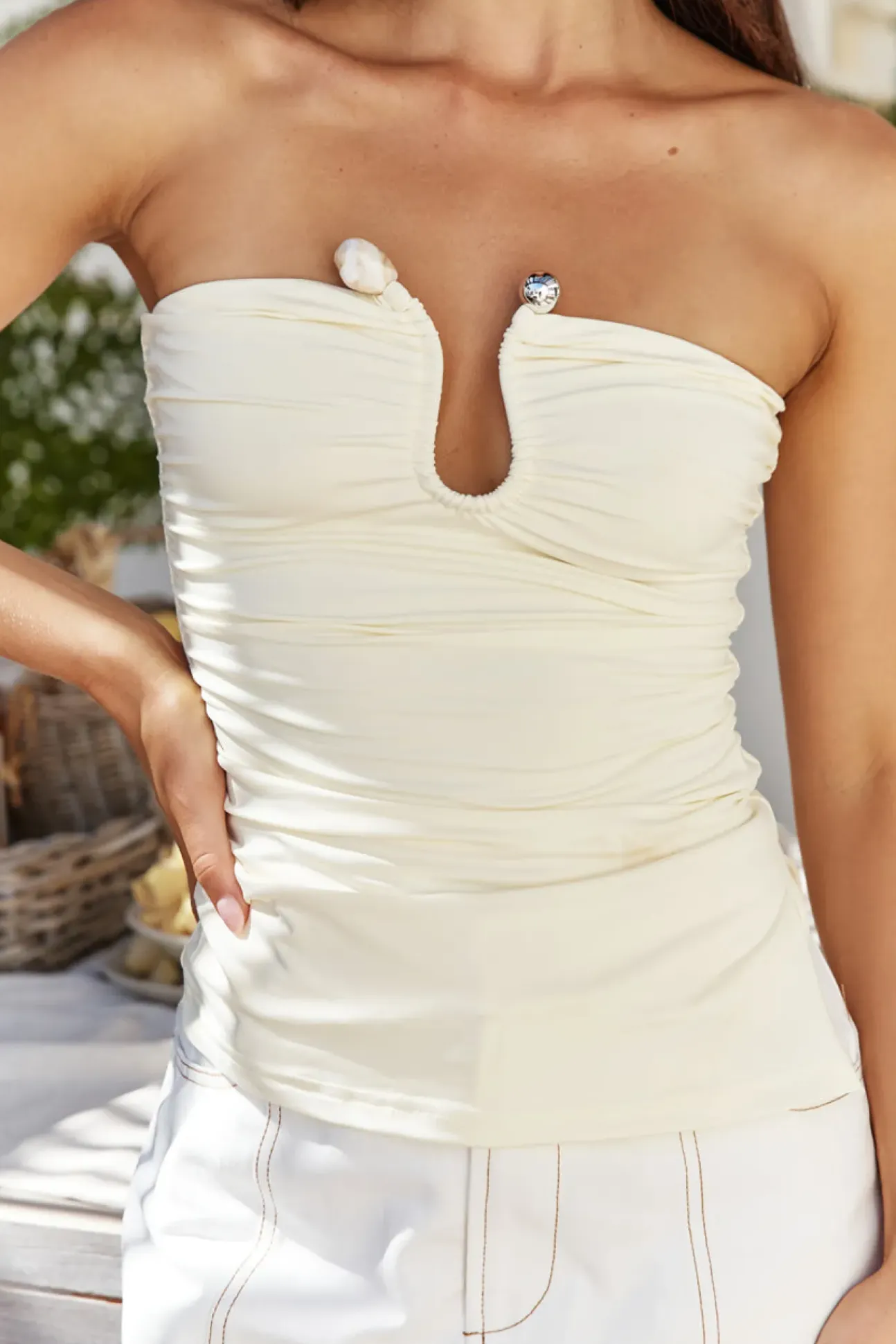 Luna Loves Strapless Top