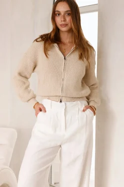 Lyla Knit Jumper Beige