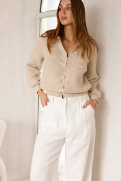 Lyla Knit Jumper Beige