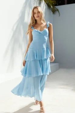 Maggie Made Maxi Dress Blue