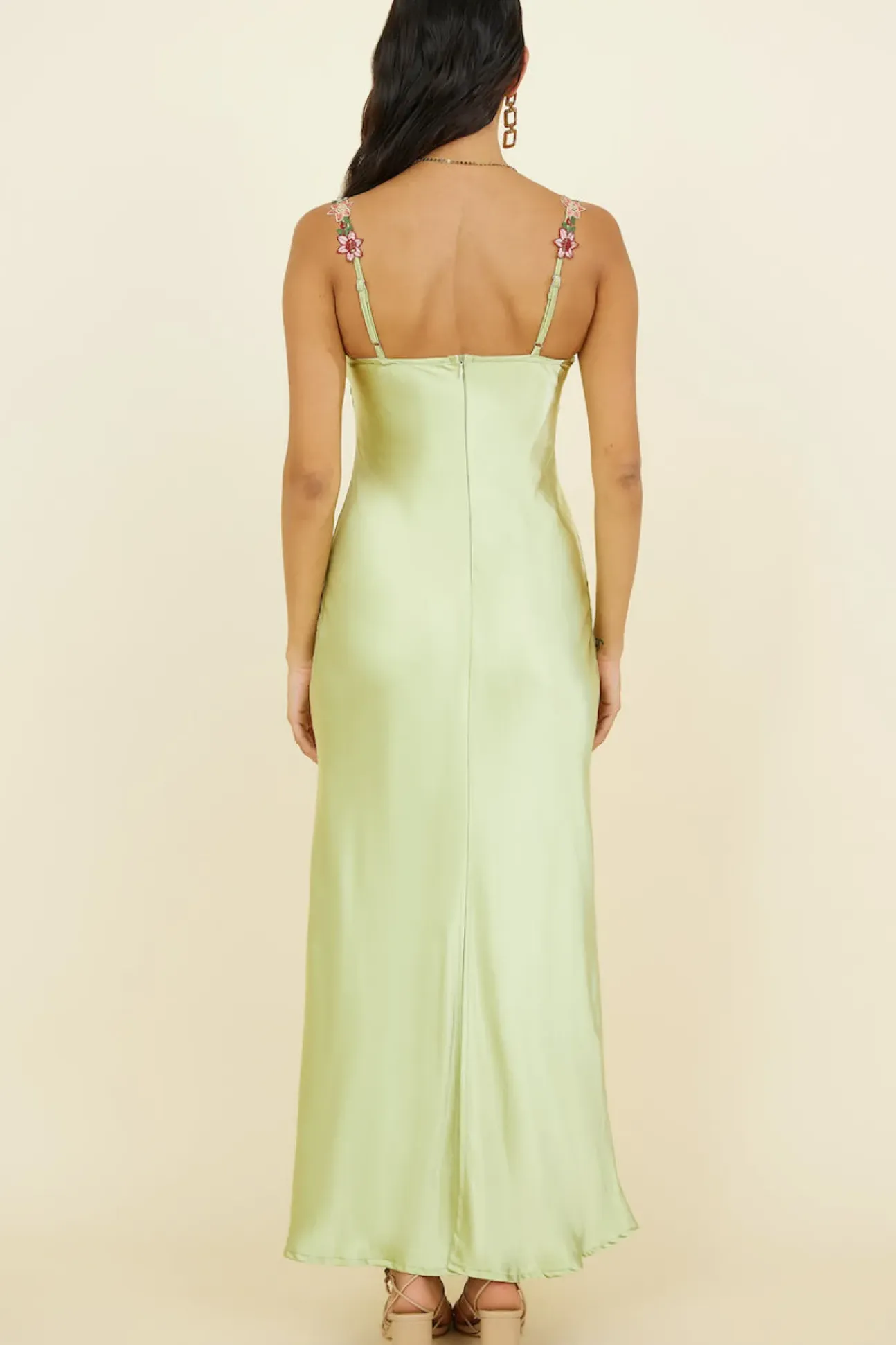 Magnetic Forces Maxi Dress Green
