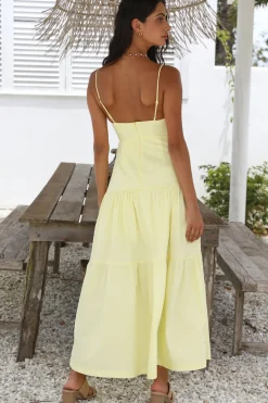 Make It Natural Maxi Dress Yellow