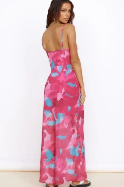 Make Up My Mind Maxi Dress Pink