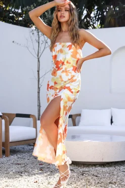 Make You Smile Maxi Dress Yellow
