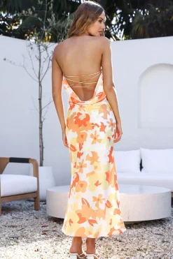 Make You Smile Maxi Dress Yellow