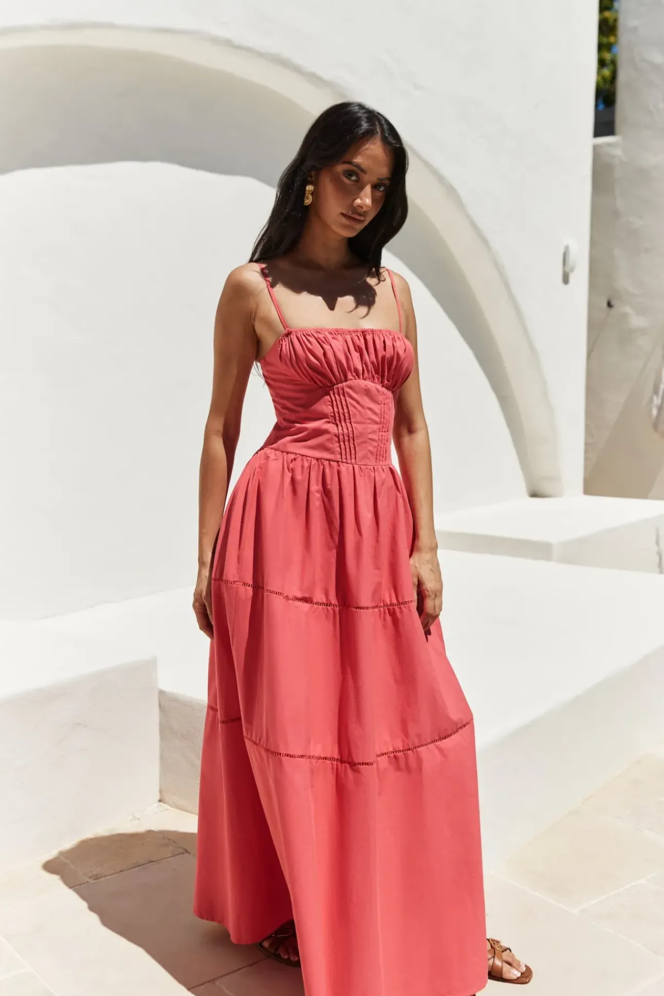 Mandy More Maxi Dress Red