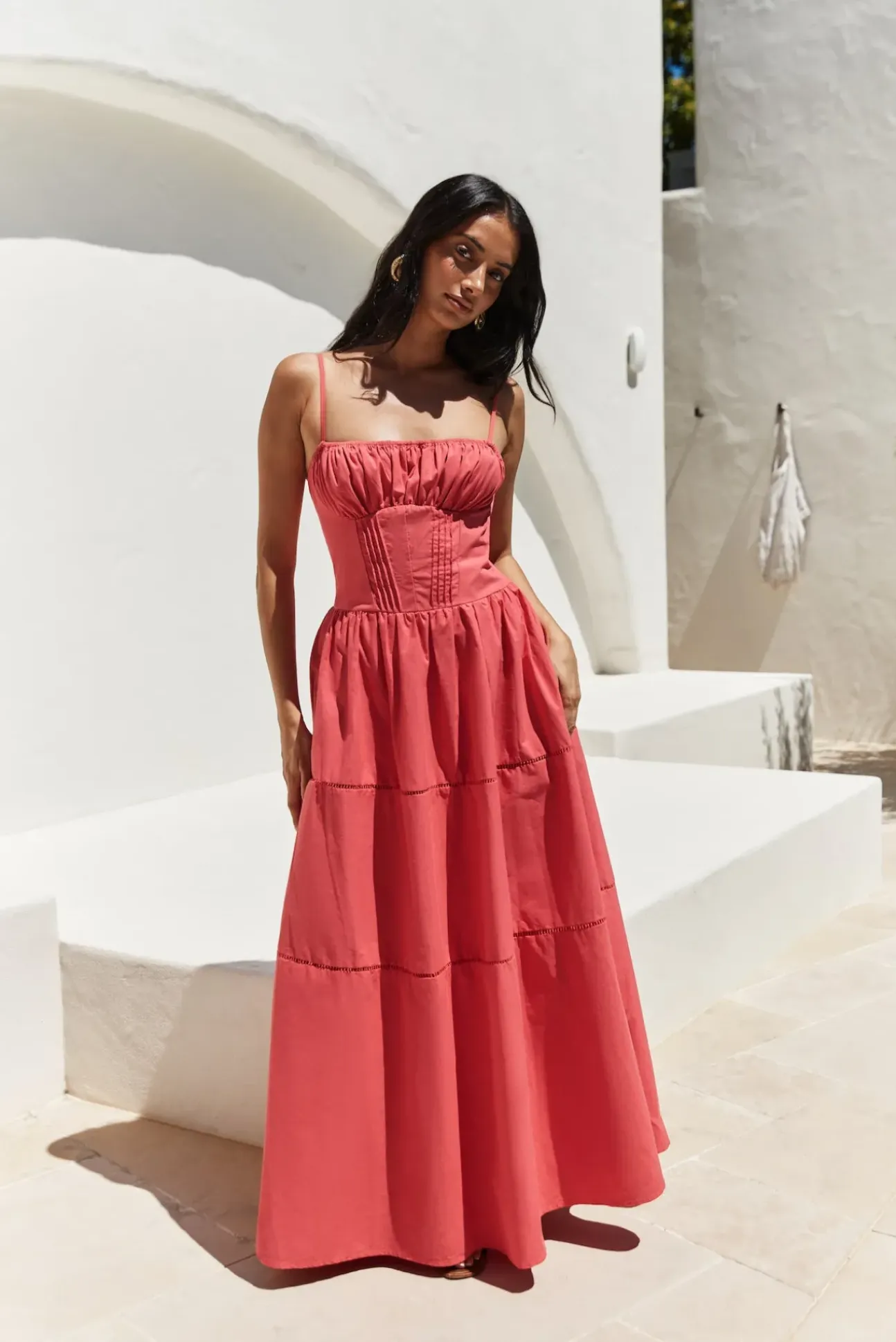 Mandy More Maxi Dress Red