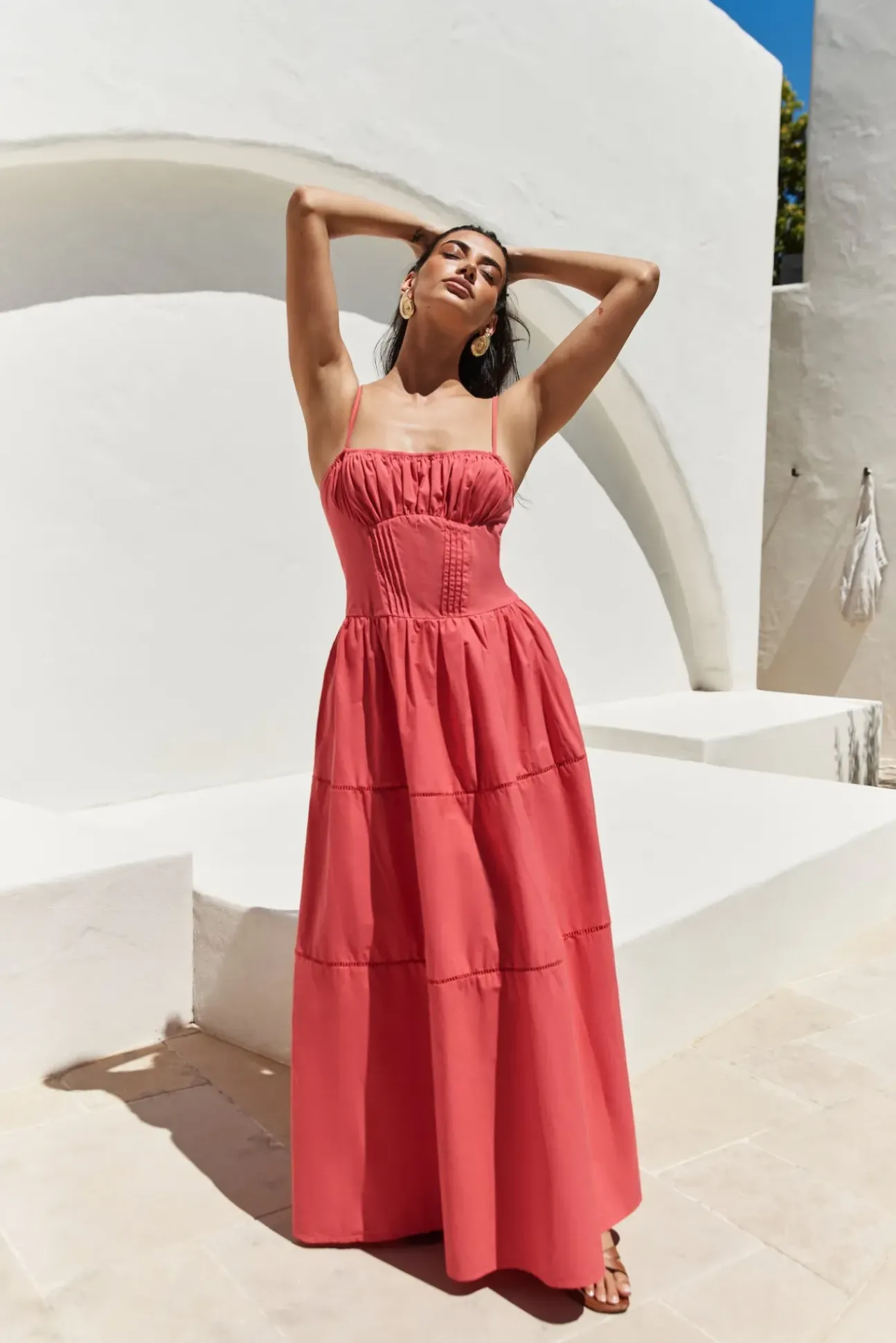 Mandy More Maxi Dress Red