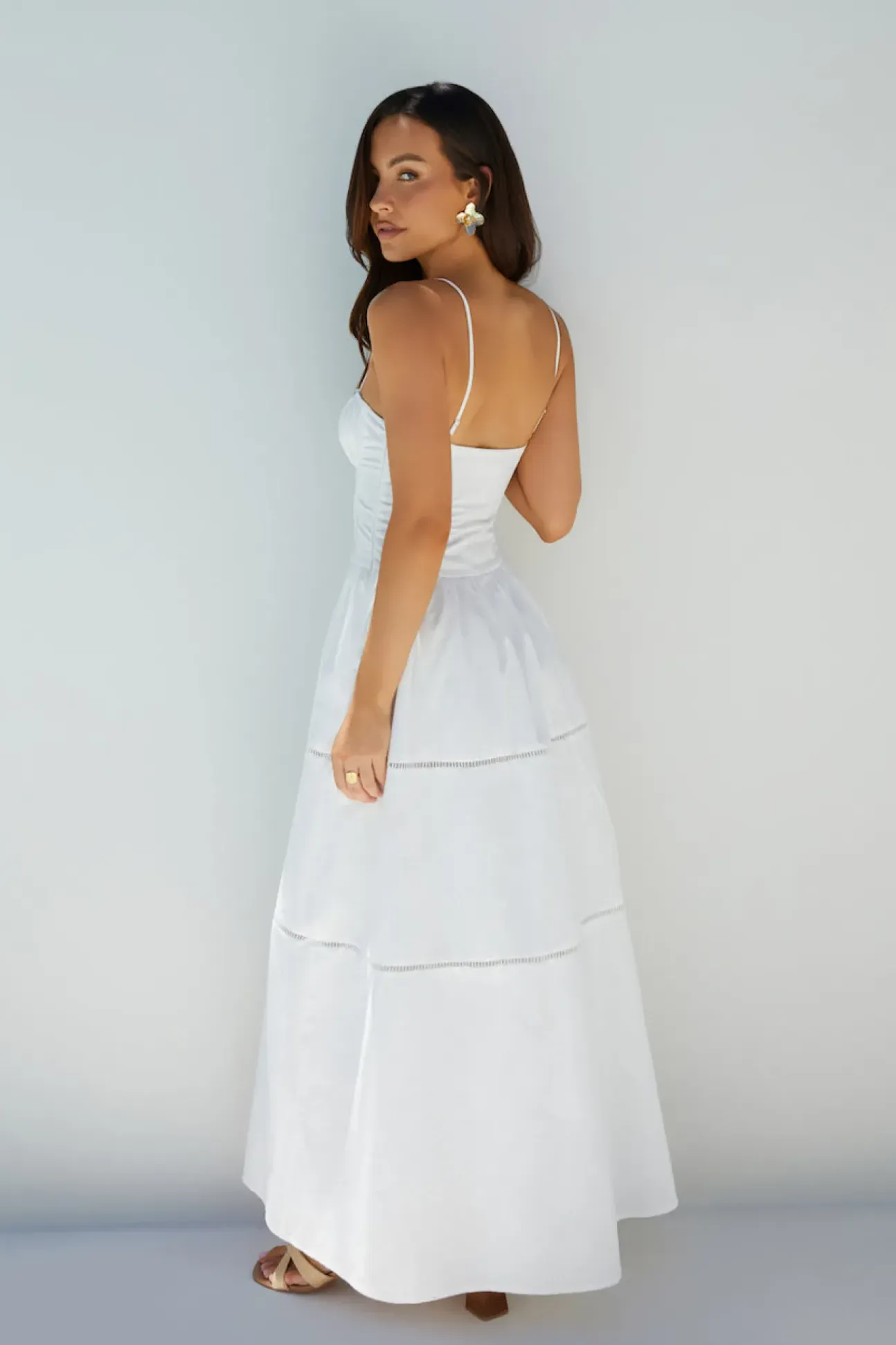 Mandy More Maxi Dress White
