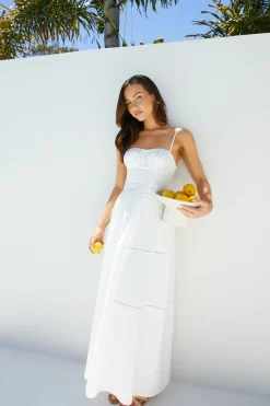 Mandy More Maxi Dress White