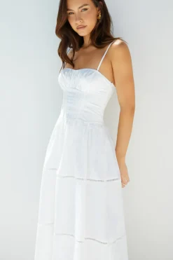 Mandy More Maxi Dress White