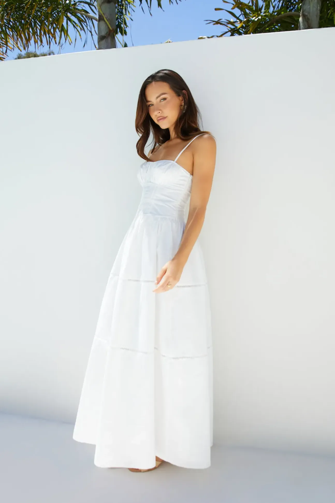 Mandy More Maxi Dress White