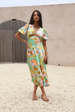 Margaret Maxi Dress Green
