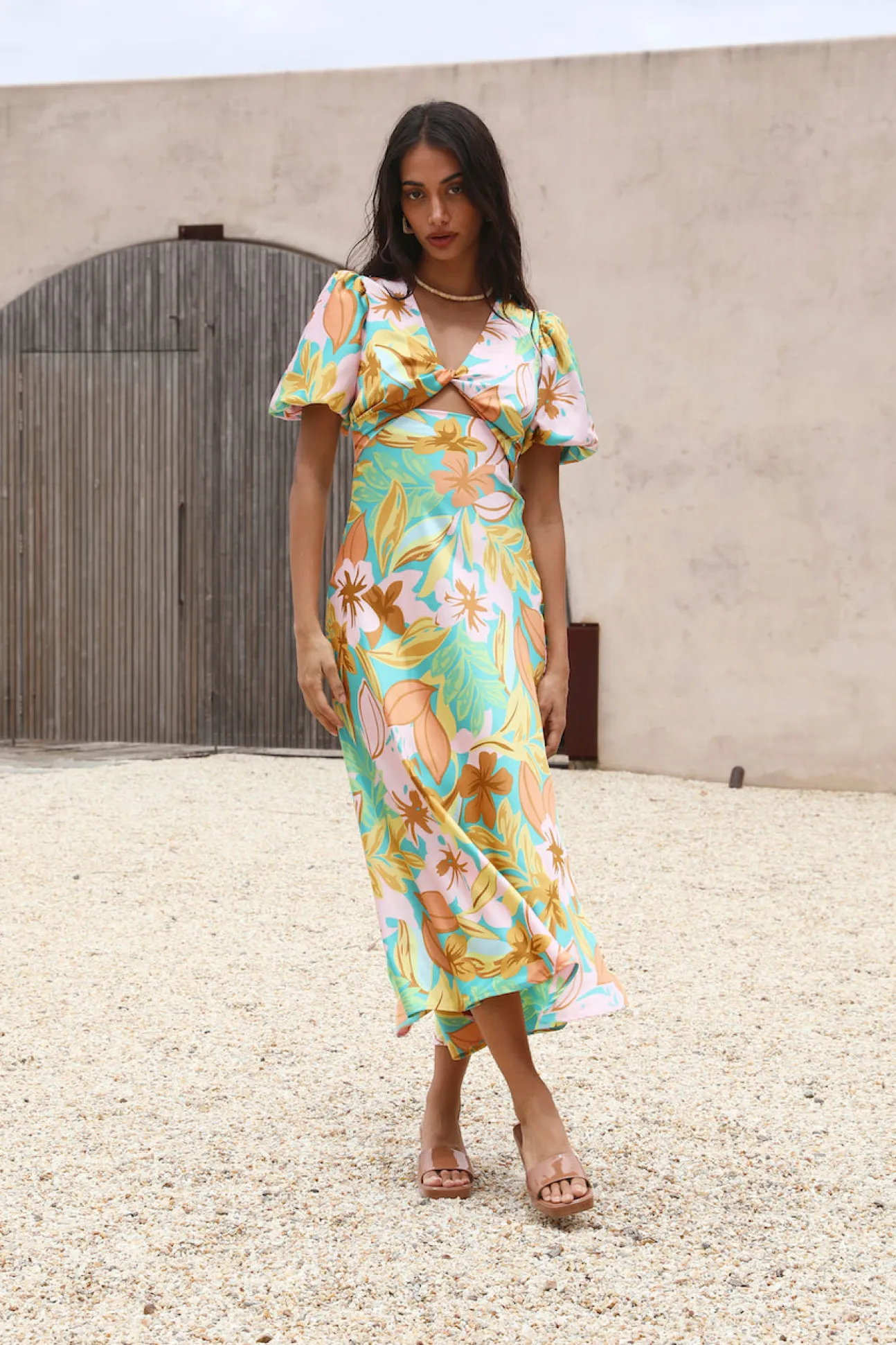 Margaret Maxi Dress Green