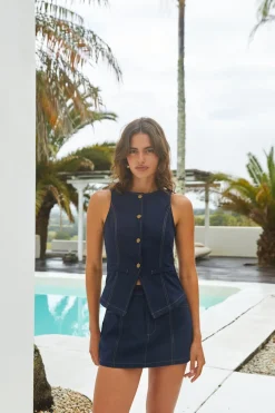 Maverick Skort Dark Blue