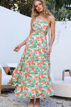 Meet Cute Maxi Dress Orange