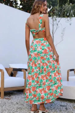 Meet Cute Maxi Dress Orange