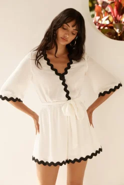 Midday Mood Romper White