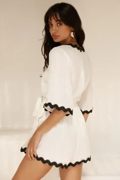 Midday Mood Romper White