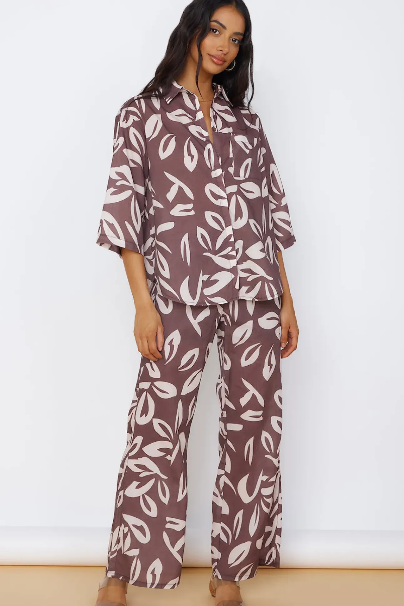 Midnight Enchantment Top Brown