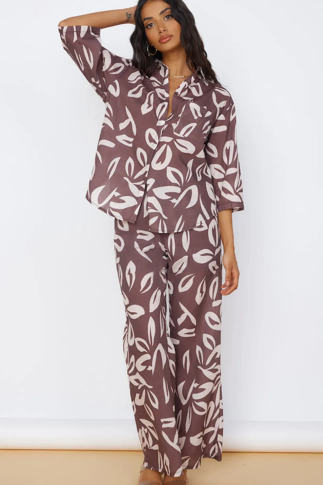 Midnight Enchantment Top Brown