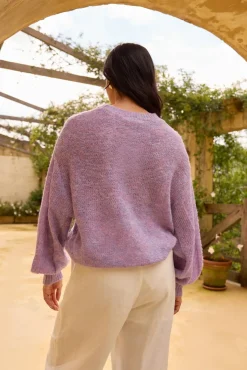 Mikale Knit Jumper Purple