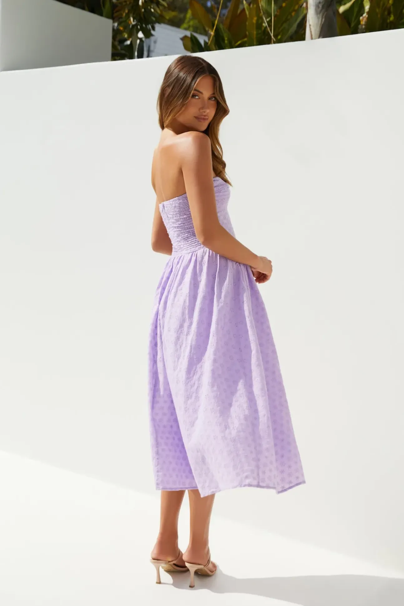 Mimi Moments Strapless Maxi Dress Lilac